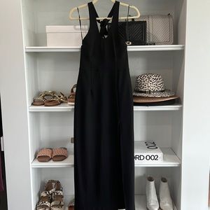 Long black Abercrombie dress